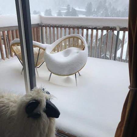 Appartement Aux Pieds Des Pistes De Ski Laveissière Extérieur photo