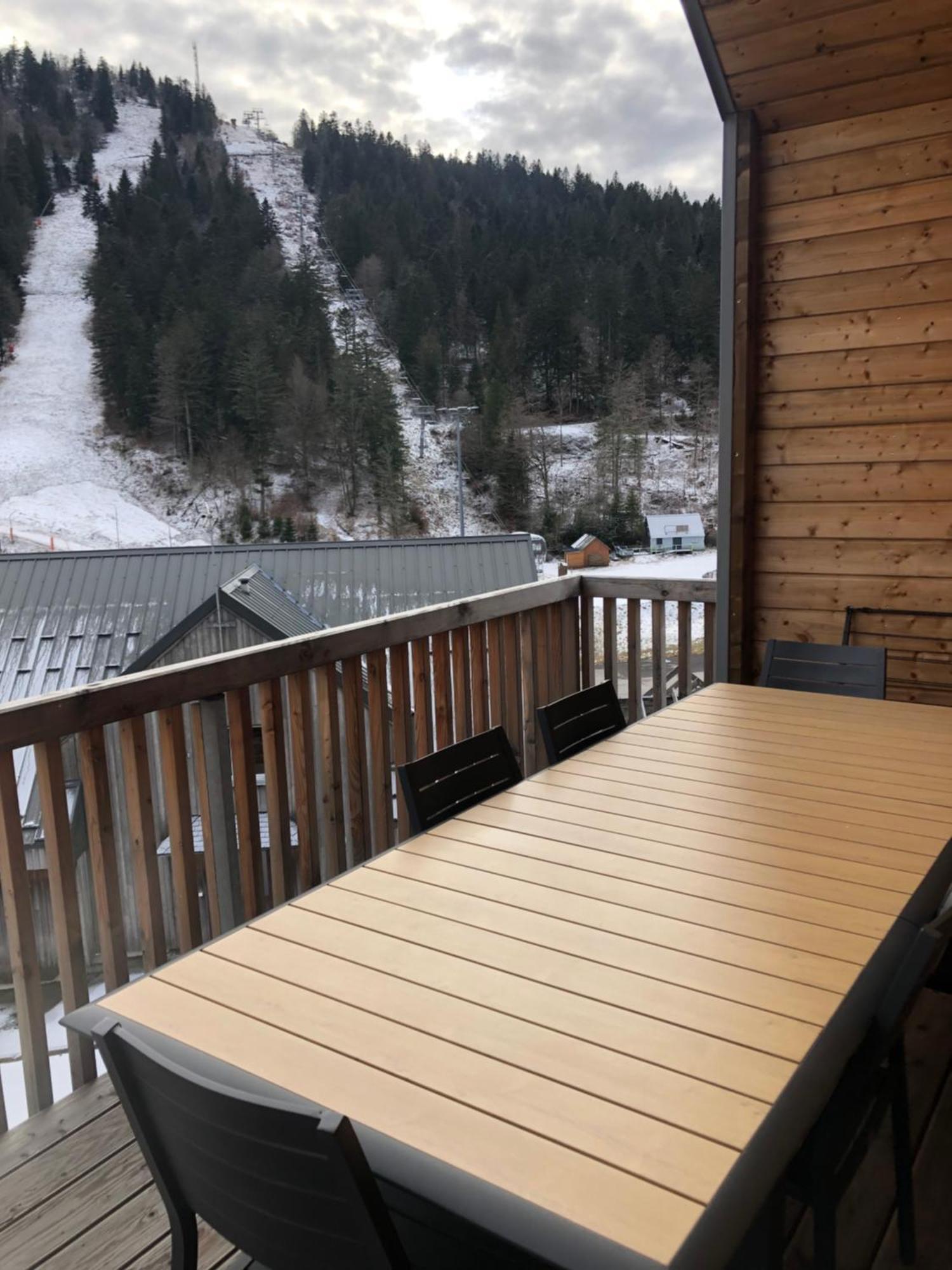 Appartement Aux Pieds Des Pistes De Ski Laveissière Extérieur photo