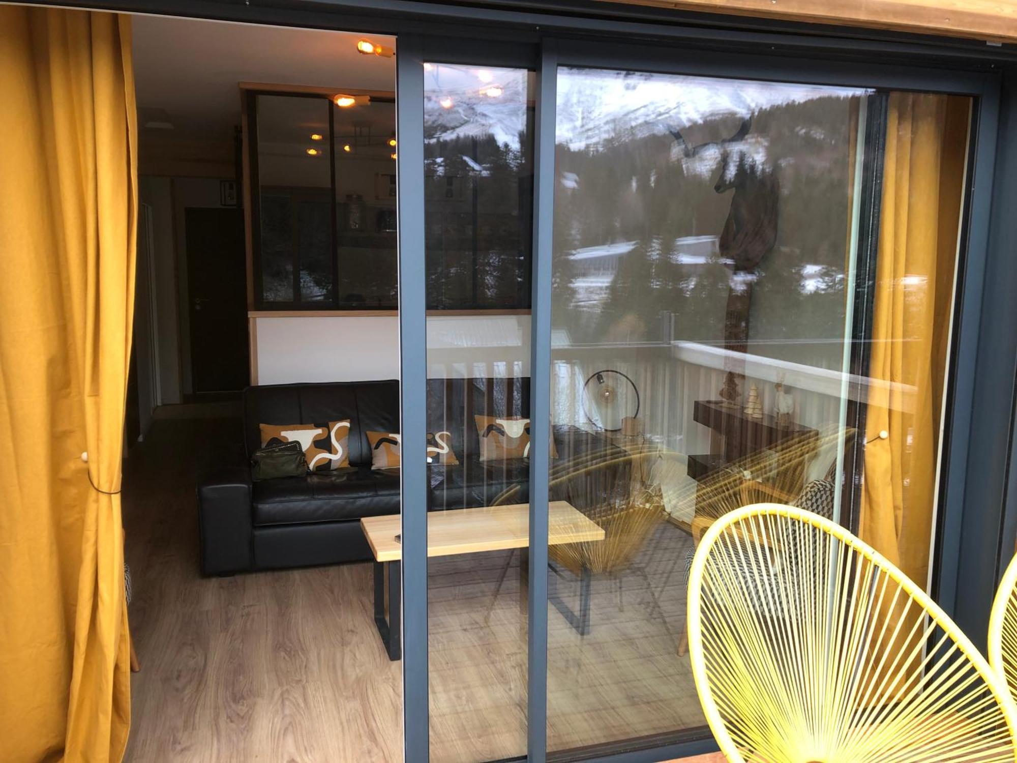Appartement Aux Pieds Des Pistes De Ski Laveissière Extérieur photo